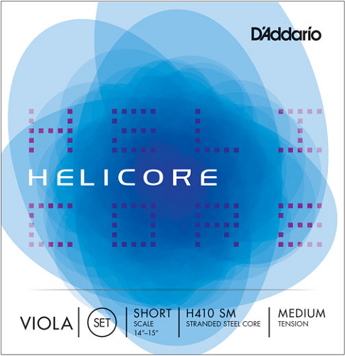 D'addario Helicore Viola String SET, Short Scale, Medium Tension - Poppa's Music 