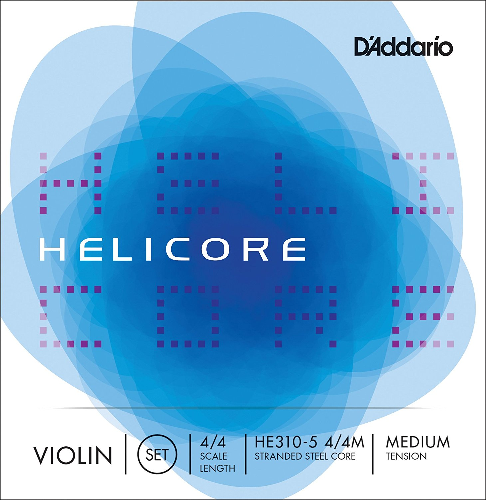 D'Addario Helicore Violin 5-String Set, 4/4 Scale - Premium Violin Strings from D'Addario - Just $52.99! Shop now at Poppa's Music