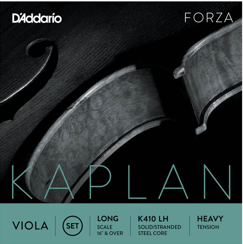 D'addario Kaplan Forza Viola String SET, Long Scale, Heavy Tension - Poppa's Music 