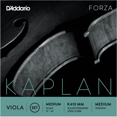 D'addario Kaplan Forza Viola String SET, Medium Scale, Medium Tension - Premium Viola Strings from D'addario - Just $81! Shop now at Poppa's Music