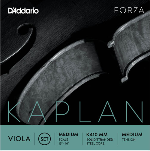 D'addario Kaplan Forza Viola String SET, Medium Scale, Medium Tension - Poppa's Music 