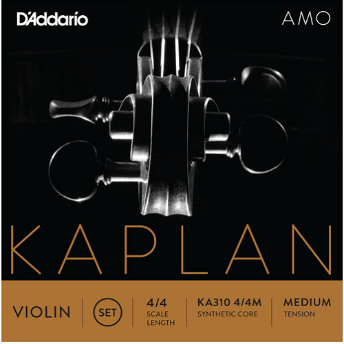 D'addario Kaplan Amo Violin String SET, 4/4 Scale, Medium Tension - Premium Violin Strings from D'addario - Just $76.99! Shop now at Poppa's Music