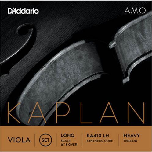 D'addario Kaplan Amo Viola String SET, Long Scale, Heavy Tension - Premium Viola Strings from D'addario - Just $93.99! Shop now at Poppa's Music