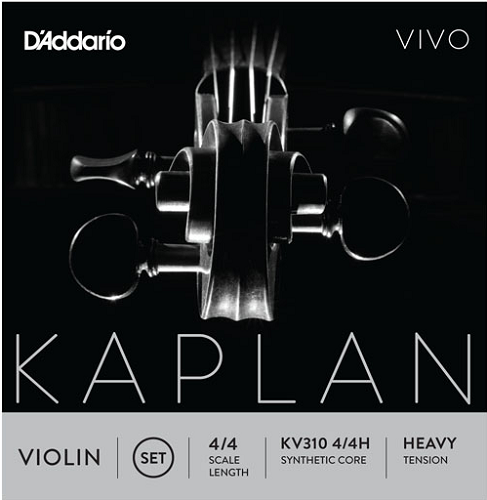D'addario Kaplan Vivo Violin String SET, 4/4 Scale, Heavy Tension - Premium Violin Strings from D'addario - Just $76.99! Shop now at Poppa's Music
