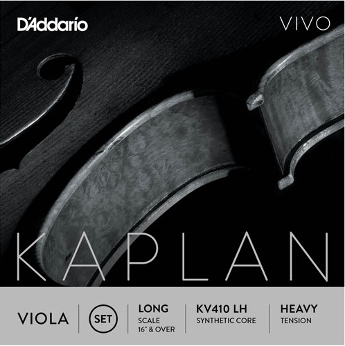 D'addario Kaplan Vivo Viola String SET, Long Scale, Heavy Tension - Poppa's Music 