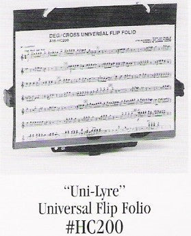 Deg Marching Universal Flip Folder A16-HC200 - Premium Folder from Deg - Just $4.95! Shop now at Poppa's Music