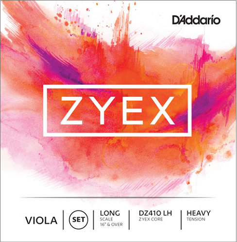D'addario Zyex Viola String SET, Long Scale, Heavy Tension - Premium Viola Strings from D'addario - Just $51! Shop now at Poppa's Music