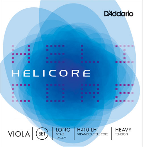 D'addario Helicore Viola String SET, Long Scale, Heavy Tension - Premium Viola Strings from D'addario - Just $49! Shop now at Poppa's Music