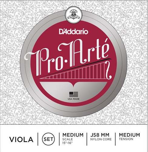 D'addario Pro-Arte Viola String SET, Medium Scale, Medium Tension - Premium Viola Strings from D'addario - Just $43! Shop now at Poppa's Music