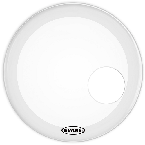 Evans EQ3 Coated White Bass Drum Head - 18 - Poppa's Music 