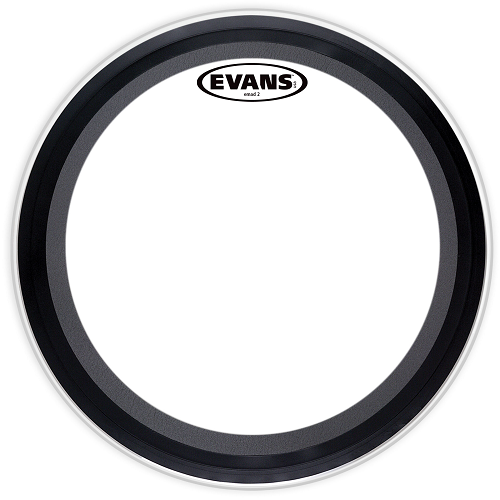 Evans EMAD2 Clear Bass Drum Head, 24 Inch - Premium Bass Drum Head from Evans - Just $59.99! Shop now at Poppa's Music