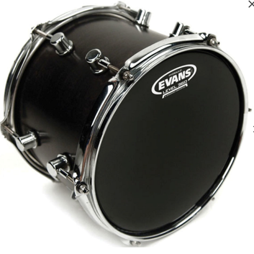 Evans Hydraulic Black Drumhead, 12 Inch - Poppa's Music 