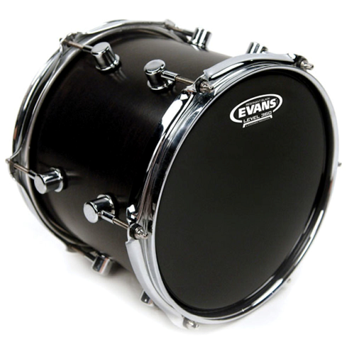 Evans Resonant Black Tom Head - 13 - Premium Drum Head from Evans - Just $19.99! Shop now at Poppa's Music