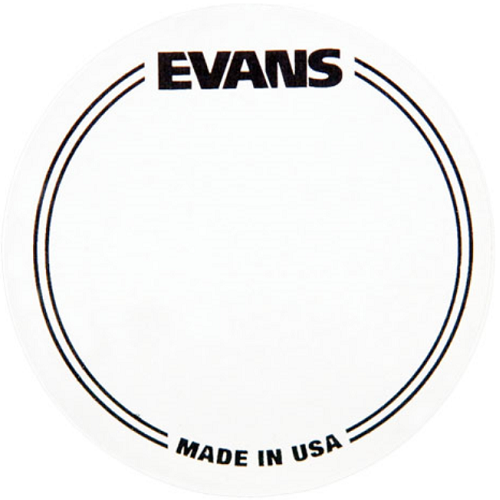 Evans EQ Clear Plastic Single Bass Drum Patch - Premium Bass Drum Control from Evans - Just $5.95! Shop now at Poppa's Music
