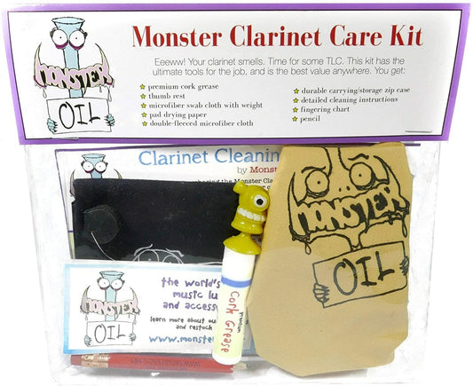 Monster Oil Care and Cleaning Kit for Clarinet - Poppa's Music 