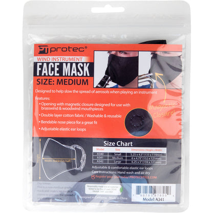 Protec Face Mask for Wind Instruments - Poppa's Music 