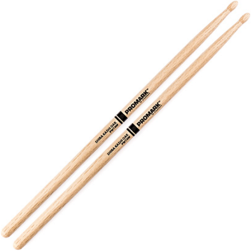 Pro-Mark Drum - Shira Kashi Oak 7A Wood Tip Drumsticks - Poppa's Music 