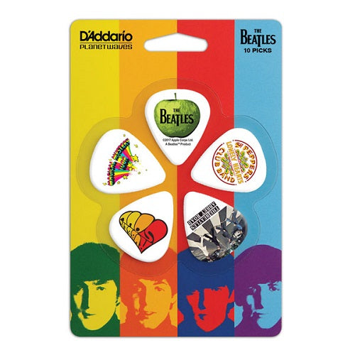 D'addario Planet Waves Beatles Classic Albums Guitar Picks - 10-PACK - Poppa's Music 