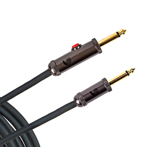 Planet Waves Circuit Breaker Instrument Cable with Latching Cut-Off SWITCH, Straight PLUG, 10 Feet - Poppa's Music 