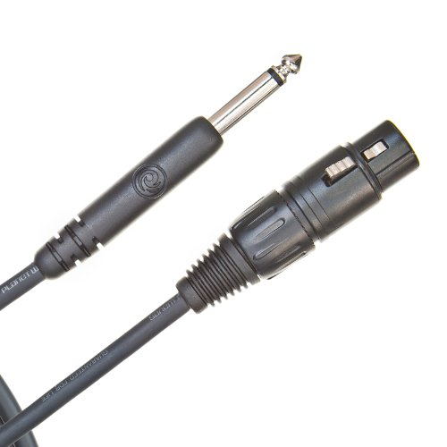 D'addario Planet Waves Classic Series Unbalanced Microphone Cable, XLR to 1/4", 25 Feet - Poppa's Music 