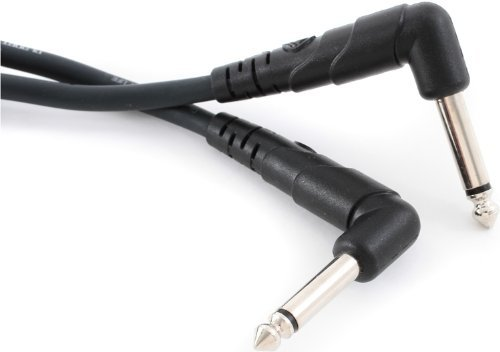 D'addario Planet Waves Classic Series Patch Cable, Right ANGLE, 1 Foot - Poppa's Music 
