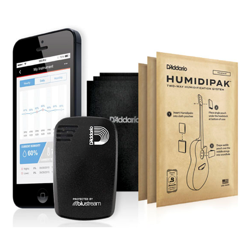 D'addario Humiditrak / Humidipak Bundle Accessories - Poppa's Music 