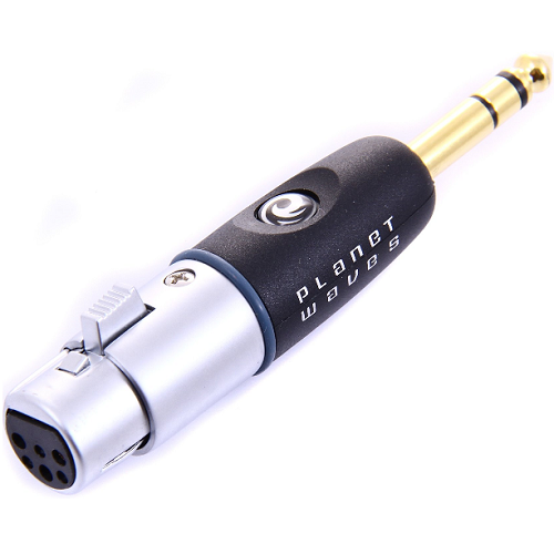 D'addario Planet Waves 1/4 Inch Male Balanced to XLR Female Adapter - Poppa's Music 