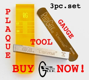 ReedGeek 3 Piece Kit - Classic Tool plus Plaque and Gauge Kit - Poppa's Music 