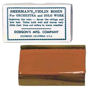 Sherman Violin Rosin Light - Premium Violin Rosin from Sherman - Just $3.50! Shop now at Poppa's Music