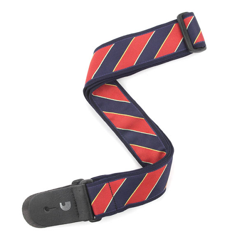 D'addario Planet Waves Indie Red & Blue Tie Stripes - Poppa's Music 