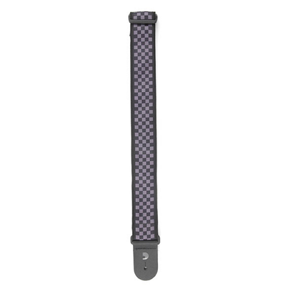 D'addario Planet Waves Checkerboard - Take It to Black Woven Guitar Strap - Poppa's Music 