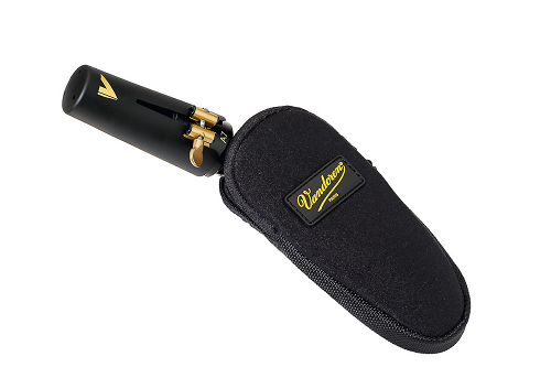 Vandoren Neoprene Mouthpiece Pouch for Bass Clarinet- Tenor Sax or Bari Sax - P201 - Poppa's Music 