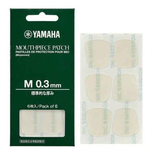 Yamaha Mouthpiece Patch - Clear 0.3mm - 6/pack - Poppa's Music 