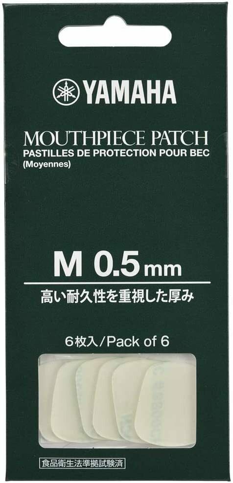 Yamaha Mouthpiece Patch; Clear; 0.5 mm; pack of 6 - Premium Mouthpiece Patch from Yamaha - Just $13.95! Shop now at Poppa's Music