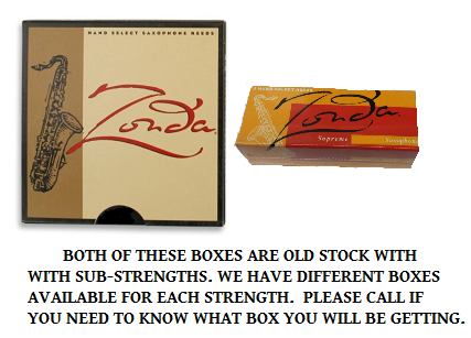 Zonda Alto Saxophone Reeds - 5 Per Box - Poppa's Music 