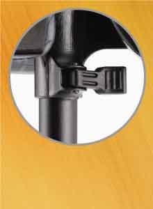 Hercules Alto or Tenor Saxophone Stand W/ Soprano Sax Peg & Carry Bag - DS533BB - Poppa's Music 