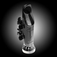 Bari Woodwind Alto Sax Cyclone Mouthpiece - Black Chrome Plated - Premium Alto Saxophone Mouthpiece from Bari Woodwinds, Inc. - Just $345.99! Shop now at Poppa's Music