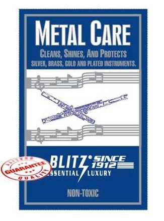 Blitz Care  SILVER/BRASS/ Gold Cloth #303 - Poppa's Music 