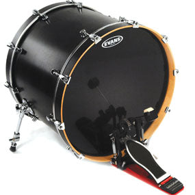 Evans Hydraulic Black Bass Drum Head - 22 - Premium Bass Drum Head from Evans - Just $53.99! Shop now at Poppa's Music