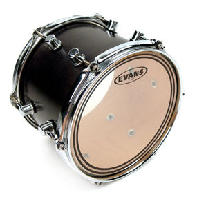 Evans EC2 Clear SNARE/TOM/TIMBALE Drum Head - 12 - Poppa's Music 