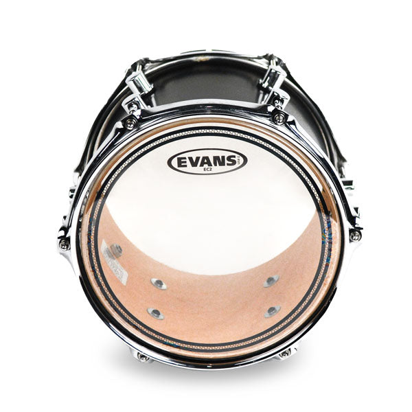 Evans EC2 Clear SNARE/TOM/TIMBALE - 14 - Premium Drum Head from Evans - Just $24.99! Shop now at Poppa's Music