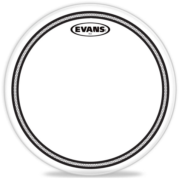 Evans Tom Drum Head EC2 Clear 8" - Premium Drum Head from Evans - Just $20.99! Shop now at Poppa's Music