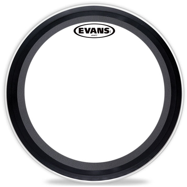 Evans EMAD2 Clear Bass Drum Head, 20 Inch - Premium Bass Drum Head from Evans - Just $52.99! Shop now at Poppa's Music