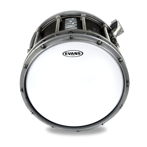 Evans Hybrid White Marching Snare Drum Head - 13 - Premium Drum Head from Evans - Just $38.95! Shop now at Poppa's Music