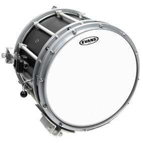 Evans Hybrid White Marching Snare Drum Head - 13 - Poppa's Music 