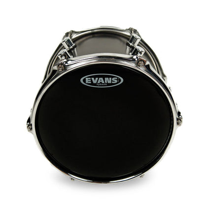 Evans Hydraulic Black Drum Head, 8 Inch - Poppa's Music 