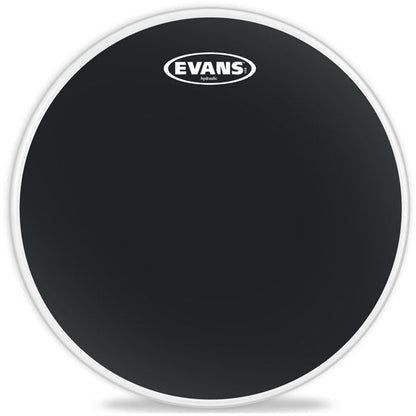 Evans Hydraulic Black Drum Head, 8 Inch - Poppa's Music 