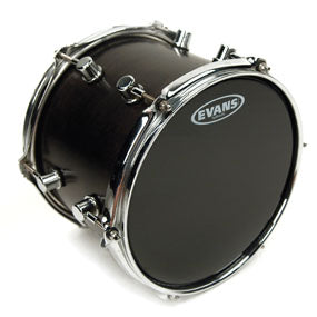 Evans Hydraulic Black Drum Head, 20 Inch - Poppa's Music 