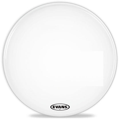 Evans MS1 White Marching Bass Drum Head - 28 - Poppa's Music 