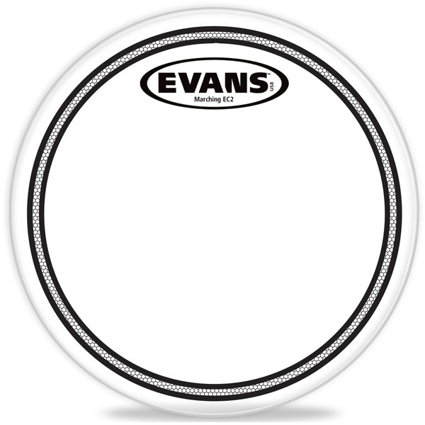 Evans Marching EC2S Tenor Drum Head - 12 - Premium Drum Head from Evans - Just $12.85! Shop now at Poppa's Music
